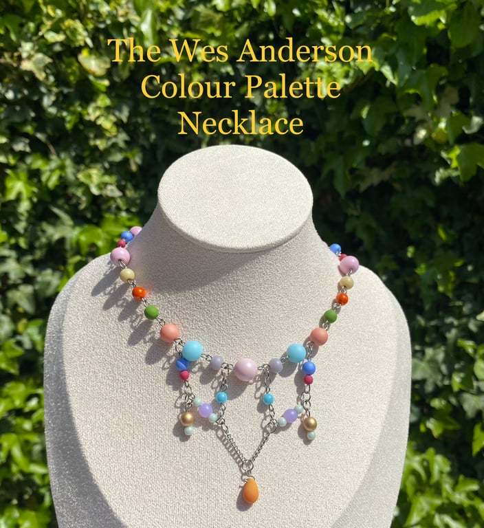 The Wes Anderson Colour Palette inspired Choker Necklace  