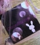 SPACEMAN STAR EARRINGS starfall mismatched cute cool silver plate - Image 10