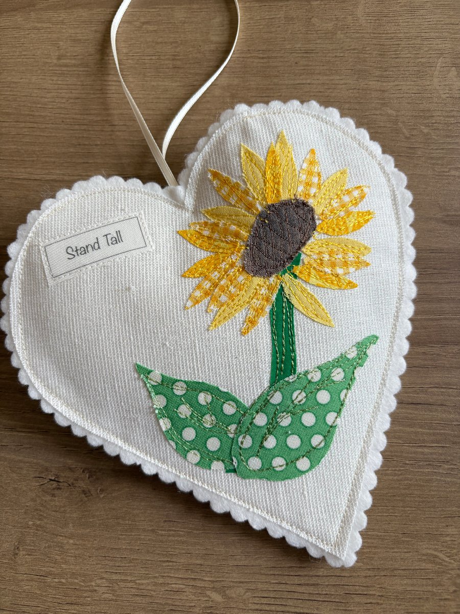 Sunflower Hanging Heart