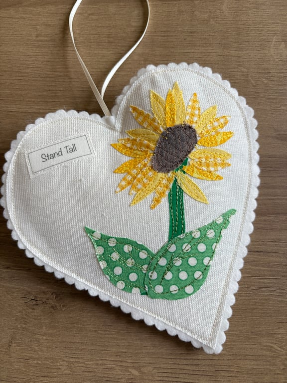 Sunflower Hanging Heart