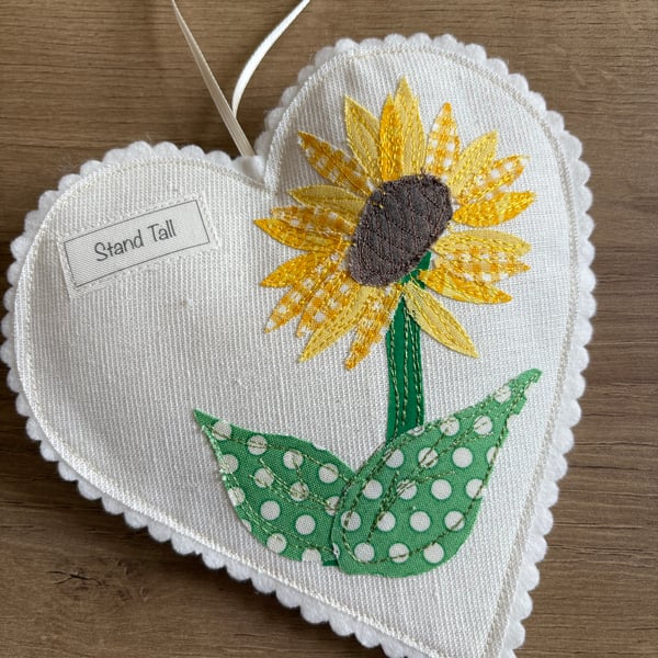Sunflower Hanging Heart