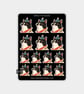 Funny Vinyl Sticker Sheet For Adults - Birthday Cat