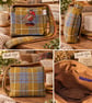Harris Tweed Crossbody Bag with Robin - Image 1