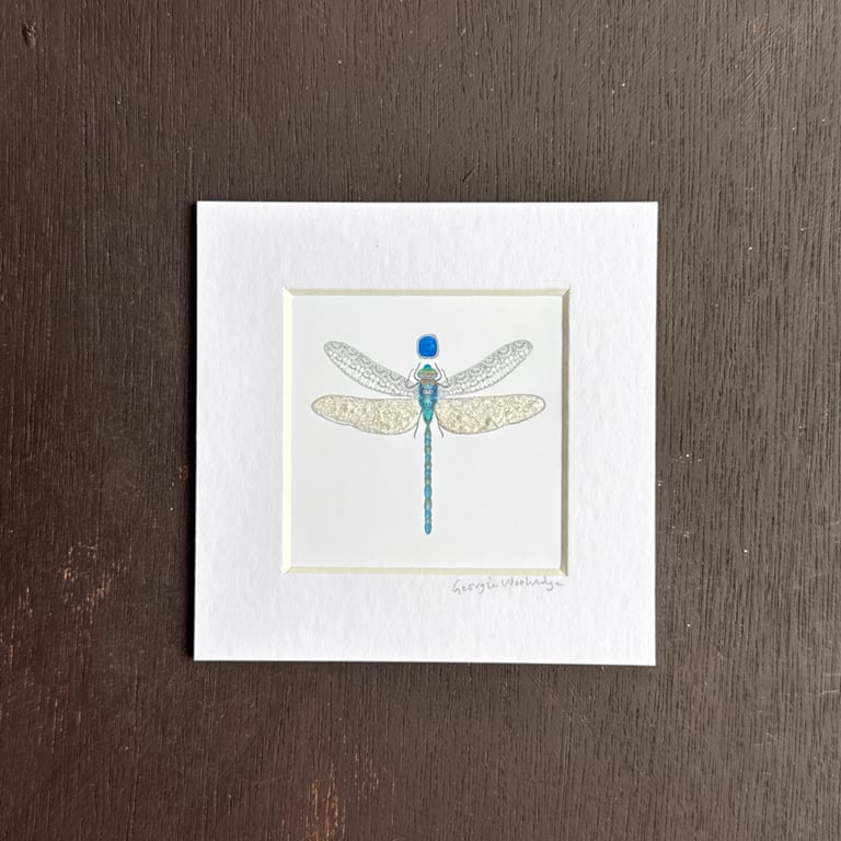 December Dragonfly Birthstone 5" x 5"