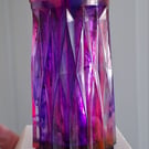 Handmade epoxy resin bud vase