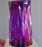 Handmade epoxy resin bud vase
