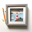 Lighthouse Coastal Scene Made in Cornwall