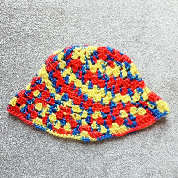 CROCHET PATTERN Raspberry Ombre Bucket Hat