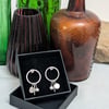 Sterling silver charm earrings