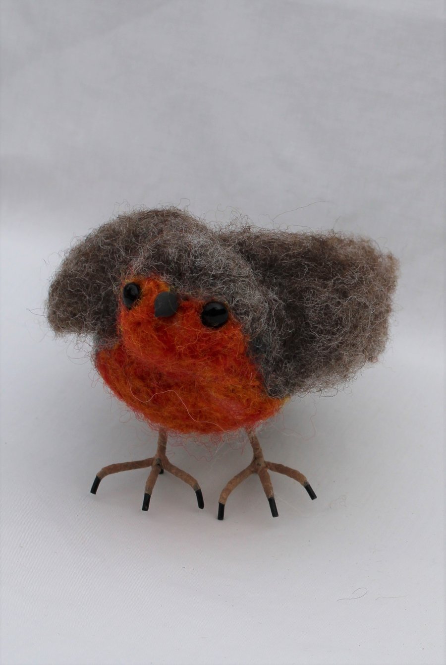 Needle felted Robin