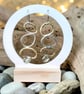 Sterling Silver & Brass Open Pebble Rock Pool Earrings - Designed & Handmade UK