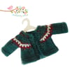 Reserved for Julie - Juniper Green Fair Isle Cardigan 