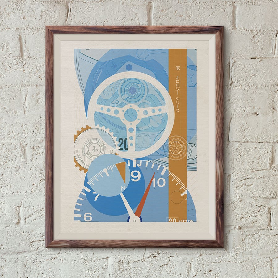 TAG Heuer Monaco No 1 Horology Art print