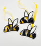 Stained Glass bee decoration- cute bumblebee gift - Image 5