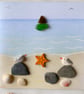 Cornwall sea glass seaside greetings card - Image 1