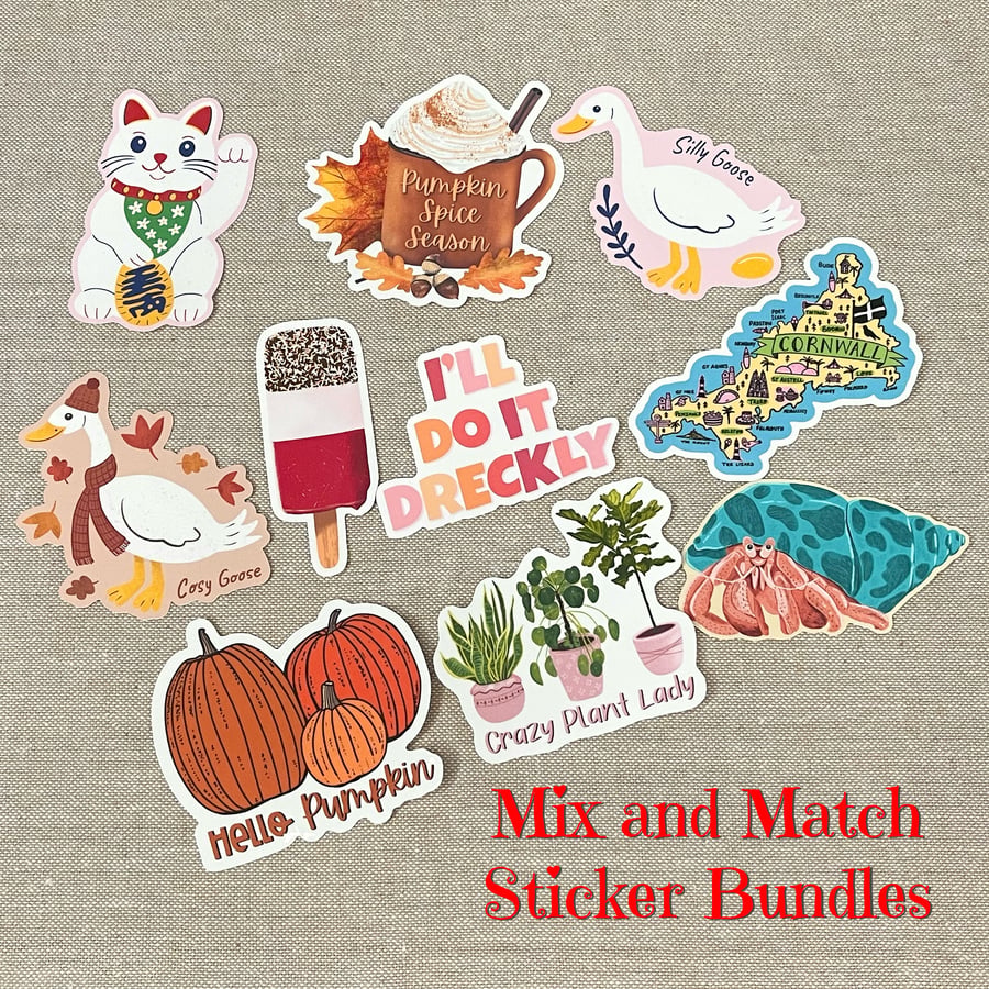 Mix and Match Sticker Bundle 