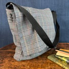 Wool Suit Messenger Bag