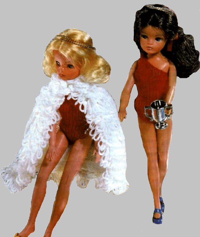 VINTAGE KNITTING PATTERN PDF Miss World Dolls Clothes