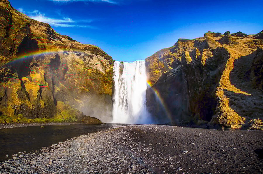 Skogafoss Waterfall in Iceland