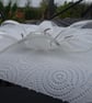 Daisy Fused Glass Wavy Serving Bowl or Ornamental Approx 10" Wide - Image 2