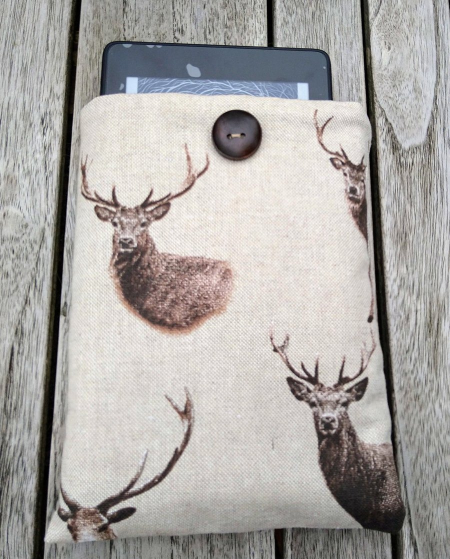 Kindle cover with Stags