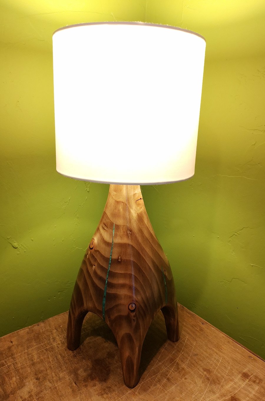 Hand Made Rustic Table Lamp
