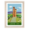 Leith Hill travel poster print by Susie West