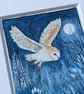 The Watchful Moon- Original miniature. A5 Mounted - Image 7