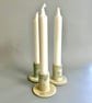 Handmade ceramic candlestick candle holder, candlestick stand, artisan candle ho - Image 1