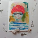 Limited edition print. 'Wild swimmer' 