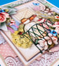 Wedding Anniversary Card, Handmade, Decoupage  - Image 2