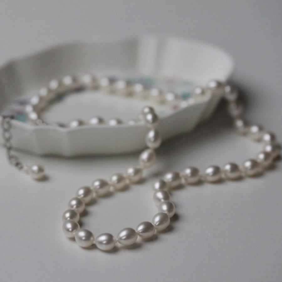 White Freshwater Pearl Necklace