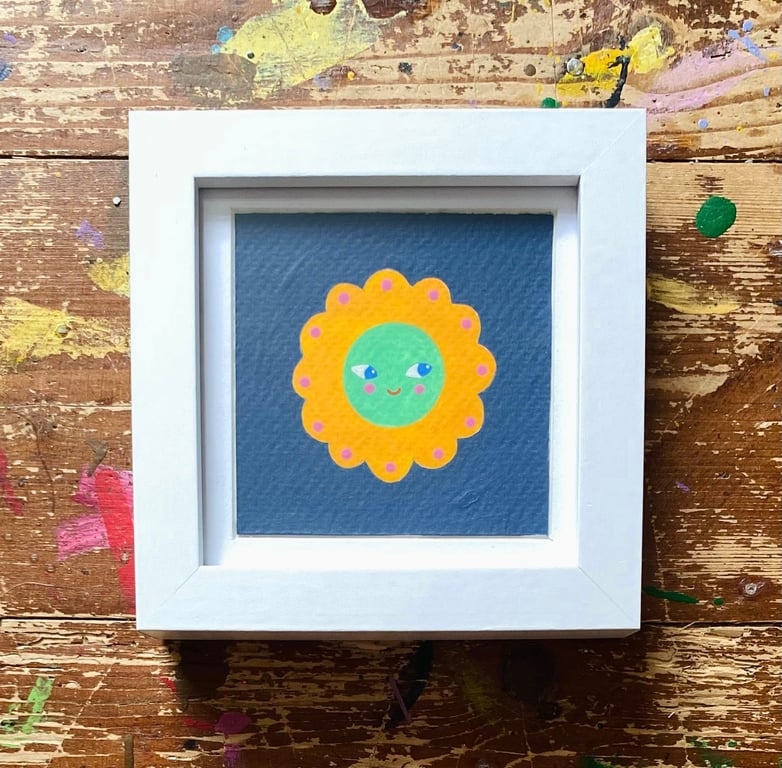 Sol - Framed Original Illustration