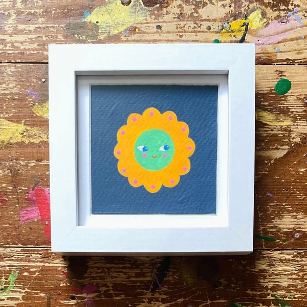 Sol - Framed Original Illustration