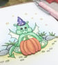 Halloween Baby Dragon Card - Halloween Card - Birthday Card - Image 5