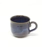 Small purpley blue wavy coffee cup - Image 1