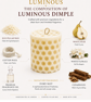 Dimple Sculptural Candle - Geometric Scented Pillar Candle - Image 4