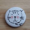 Cat Fabric Badge