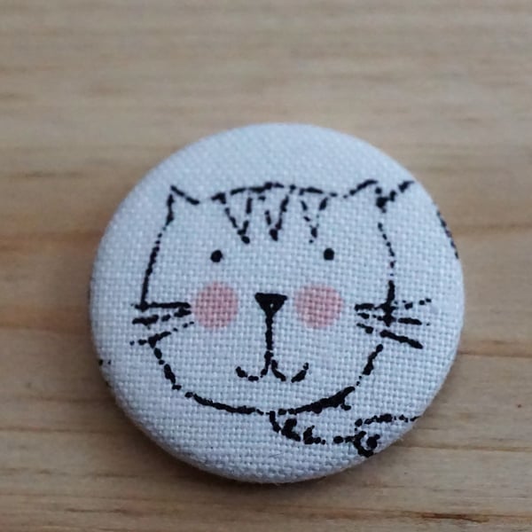 Cat Fabric Badge