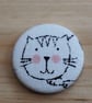 Cat Fabric Badge