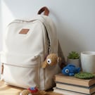 Crochet Turtle Keychain – Handmade Amigurumi Bag Charm