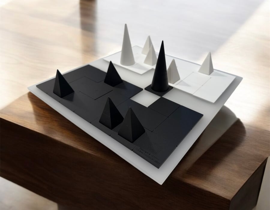 C1 is an original abstract strategy board game