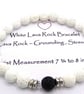  White Lava Rock Bracelet - Image 6
