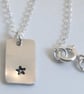 Star Pendant, recycled sterling silver - Image 5