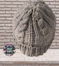 Hand Knitted Hat, Ladies Cable Hat, Woolly Hat - Image 2
