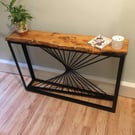 Console Table, Hallway, Yew Wood, High-quality, Farmhouse, Handmade Furniture   