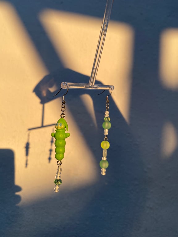 Fun Glowworm Earrings 