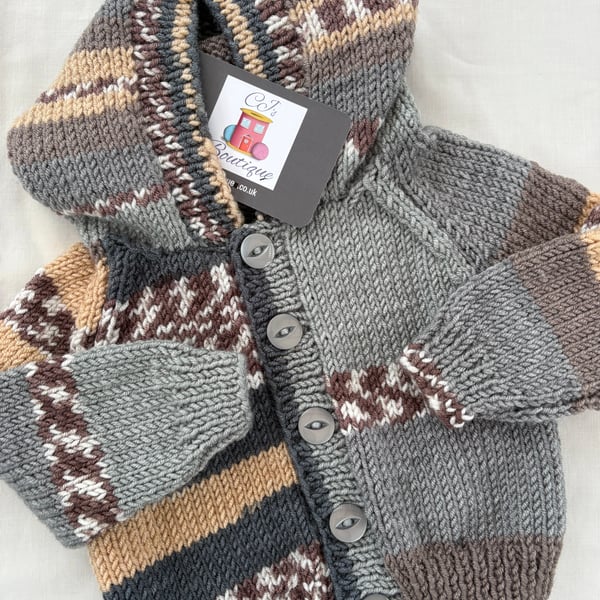 Boys Hooded jacket 0-3 month