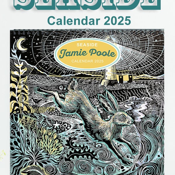 Seaside Calendar 2025 by Jamie Poole