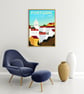 Lilsbon travel poster, Lisbon retro city print, Portugal travel poster, gift - Image 6